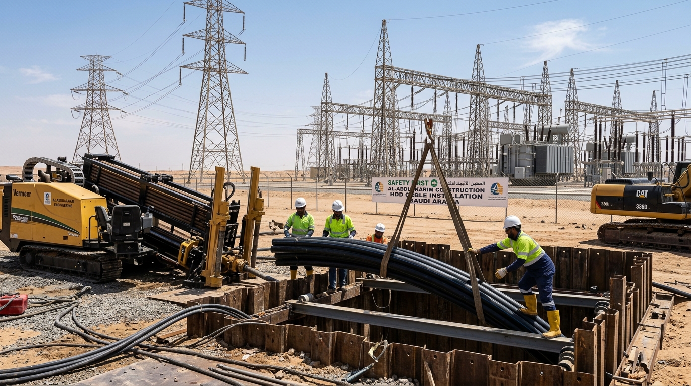 خط نقل 115 ك.ف من محطة وادي الصمان 380/115 ك.ف إلى الرفيعة-2 (355.0م) - الرياض